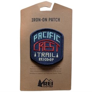 REI Pacific Crest Trail Iron-On Patch - Blue and Red